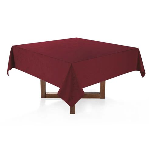 Toalha de mesa Karsten Verissimo 1,60mx2,20m Vermelho
