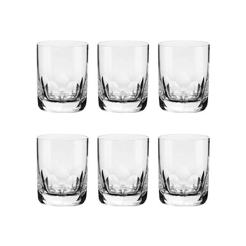 Jogo de copos whisky em cristal Strauss Imperador 380ml 6 peças