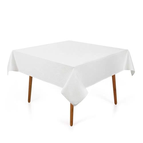 Toalha de mesa Karsten Herbare 1,80mx1,80m Branco