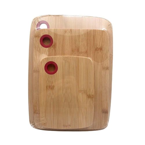 Jogo de tábuas de corte em bambu Zahav 3 peças