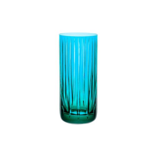 Copo em cristal Strauss Overlay Long Drink 142.150 395ml azul claro