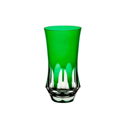 Copo em cristal Strauss Overlay Long Drink 131.142.055 400ml verde escuro