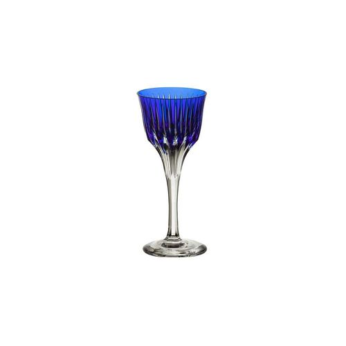 Taça de licor em cristal Strauss Overlay 225.105.150 60ml azul escuro