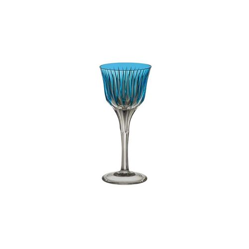 Taça de licor em cristal Strauss Overlay 225.105.150 60ml azul claro