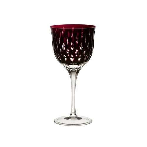 Taça para vinho tinto em cristal Strauss Overlay 225.102.152 370ml ametista
