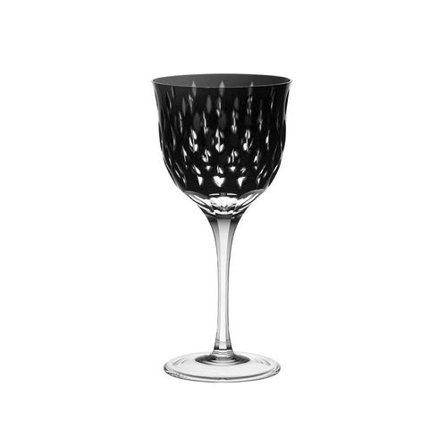 Taça para vinho tinto em cristal Strauss Overlay 225.102.152 370ml preta