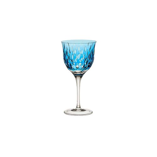 Taça de licor em cristal Strauss Overlay 225.105.152 60ml azul claro