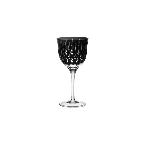 Taça de licor em cristal Strauss Overlay 225.105.152 60ml preta