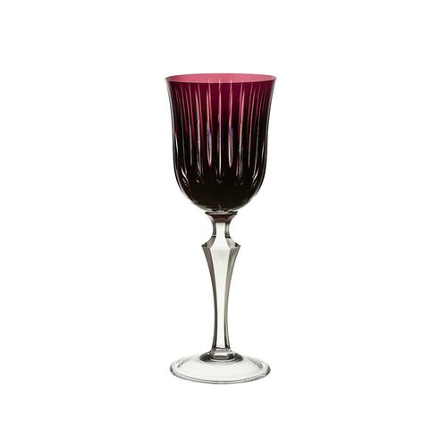 Taça para vinho tinto em cristal Strauss Overlay 237.102.150 350ml ametista