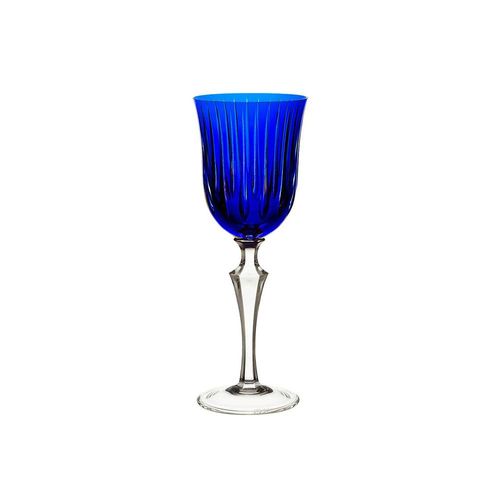 Taça para vinho branco em cristal Strauss Overlay 237.103.150 310ml azul escuro