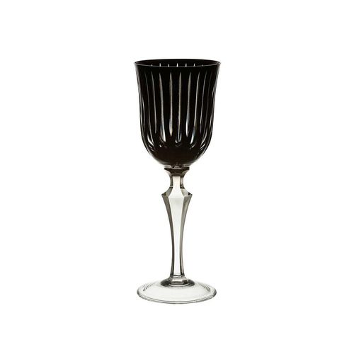 Taça para vinho tinto em cristal Strauss Overlay 237.102.150 350ml preta