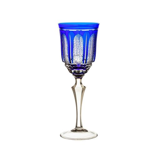 Taça para água em cristal Strauss Overlay 237.101.151 460ml azul escuro