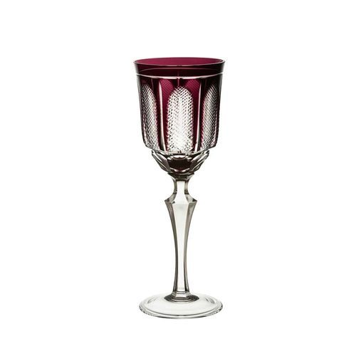 Taça para vinho tinto em cristal Strauss Overlay 237.102.151 350ml ametista