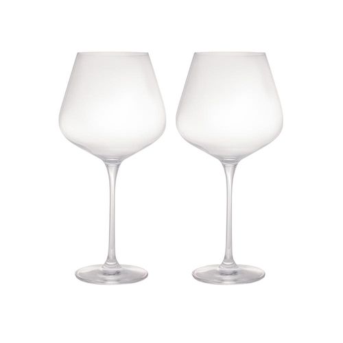 Jogo de taças para vinho em cristal ecológico Lyor Elegance L'Artisan 880ml 2 peças