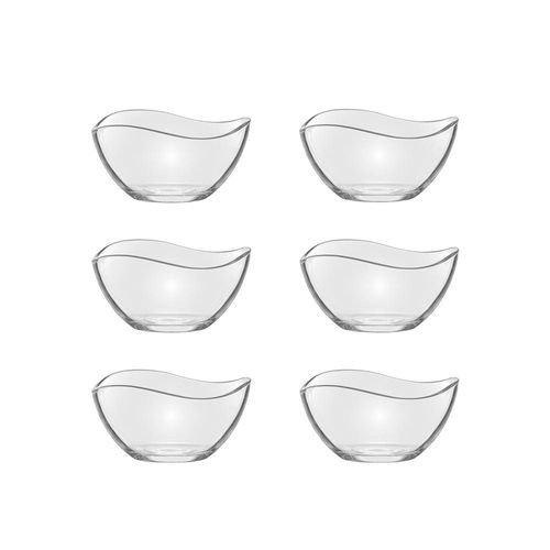 Jogo de bowls em vidro L'hermitage Brevitá 310ml 6 peças