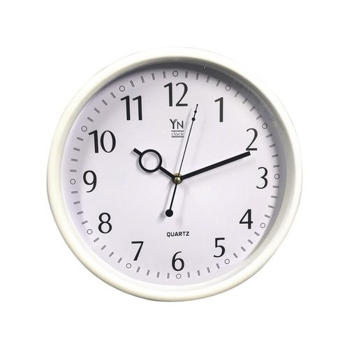 Relógio para parede em PP e PS YN Clock 30,2x4,2cm branco