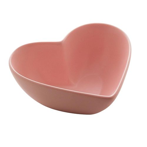 Bowl em cerâmica Lyor Heart 14x13x5cm rosa