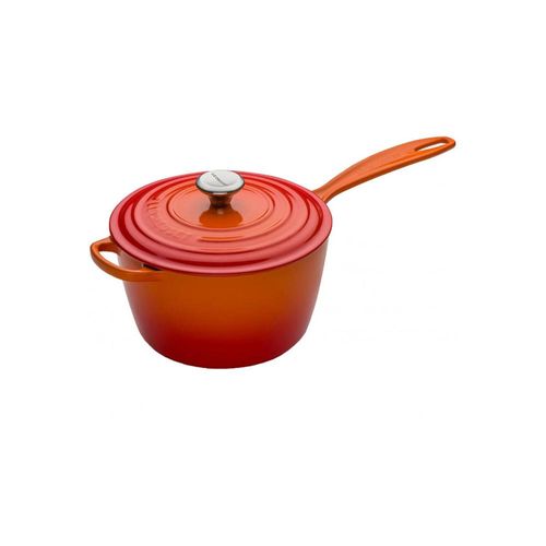 Panela molheira em ferro Le Creuset Signature 18cm laranja Panela molheira em ferro Le Creuset Signature 18cm laranja