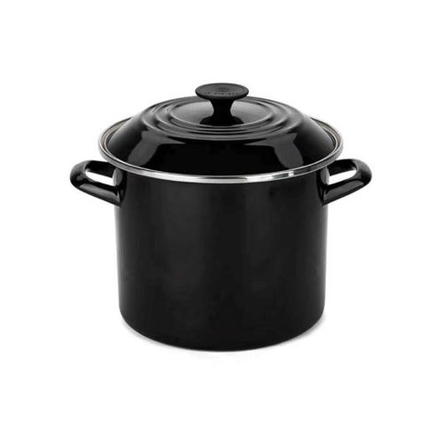 Panela Stock Pot em aço esmaltado Le Creuset 26cm black onix