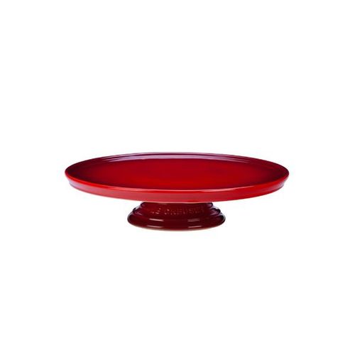 Suporte para bolo em cerâmica Le Creuset 30,5cm vermelho
