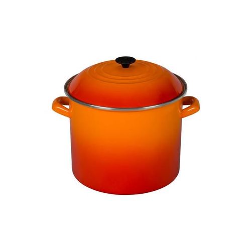 Caldeirão em aço esmaltado Stock Pot Le Creuset 26cm laranja