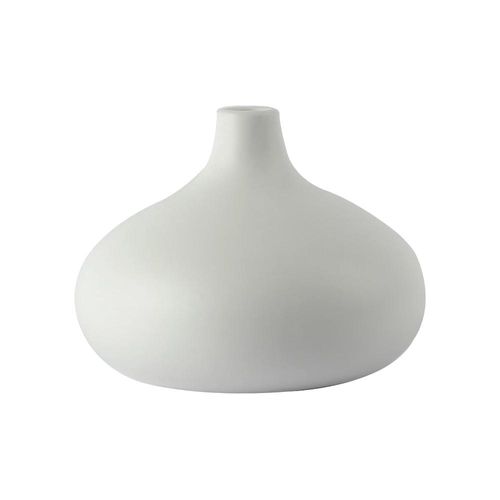 Vaso em cerâmica L'Hermitage Alent 16x12cm branco