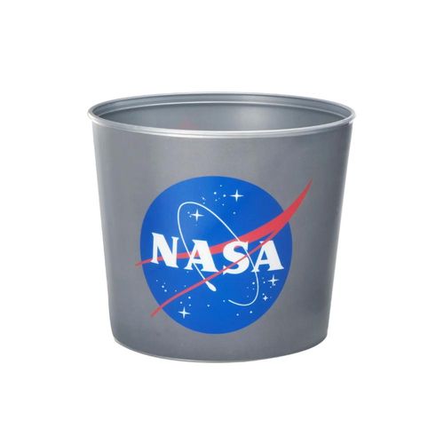 Jogo de baldes para pipoca em polipropileno Nasa Mars 2020 5 peças cinza