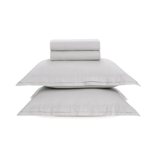 Jogo de lençol Trussardi San Pietro 200 fios em algodão Casal Branco/Branco Jogo de lençol Trussardi San Pietro 200 fios em algodão Casal Branco/Branco