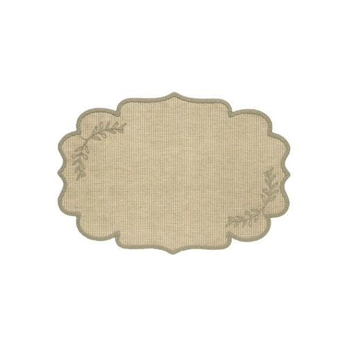 Lugar americano Copa&Cia Brazil Nature Ramos 50x35cm verde
