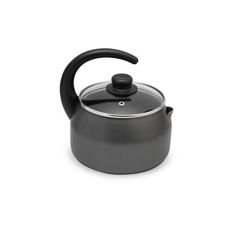 Chaleira em alumunio Multiflon Gourmet 18cm preta
