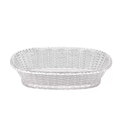 Porta-pão oval em acrílico Ricasa Palha 21x7x29,5cm Porta-pão oval em acrílico Ricasa Palha 21x7x29,5cm