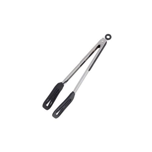 Pegador em silicone e inox Western 31cm preto PEG-51 Pegador em silicone e inox Western 31cm preto PEG-51