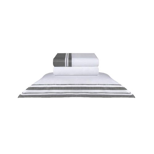 Jogo de lençol Naturalle Trend 400 fios king grafite Jogo de lençol Naturalle Trend 400 fios king grafite