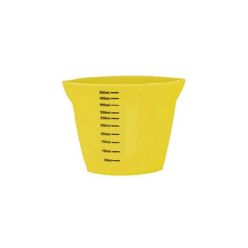 Jarra medidora em silicone Uny Gift 500ml amarela