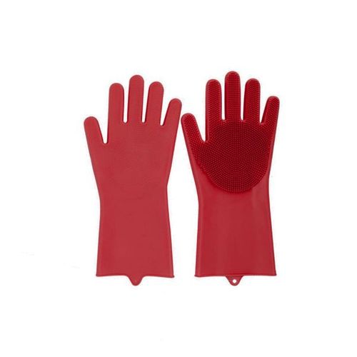 Jogo de luvas com esponja Uny Gift 33cm 2 peças vermelho Jogo de luvas com esponja Uny Gift 33cm 2 peças vermelho