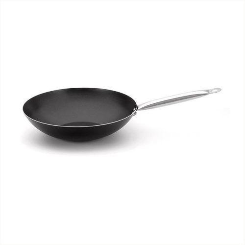 Frigideira wok em alumínio Multiflon Profissional 34cm preta