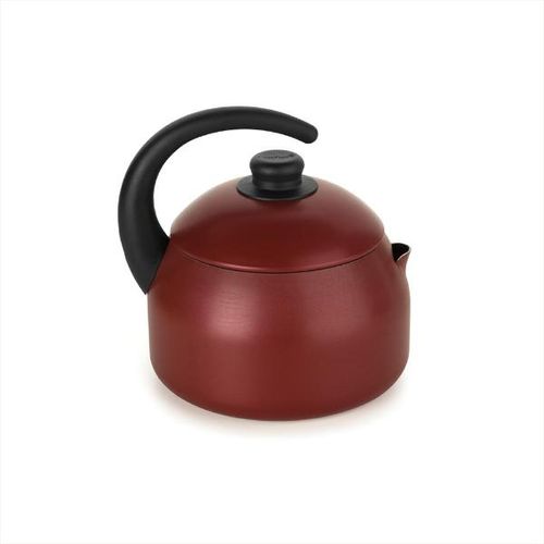 Chaleira em alumínio Multiflon Páprika 18cm 2,4 litros vermelha