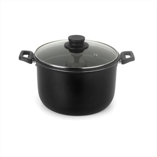 Jogo banho-maria alumínio Multiflon 24cm 2 peças preto