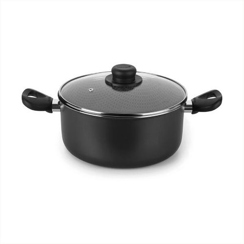 Caçarola em alumínio Multiflon Gourmet 20cm preta