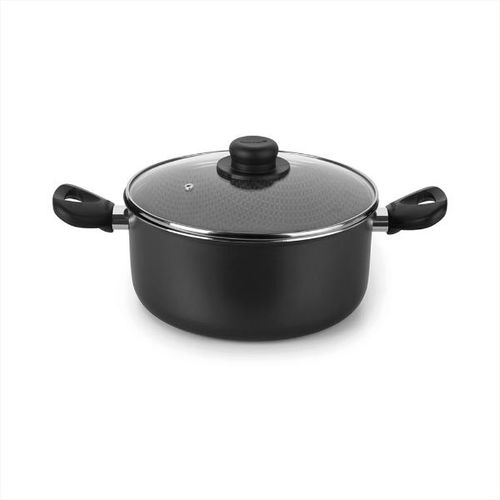 Caçarola em alumínio Multiflon Gourmet 18cm preta