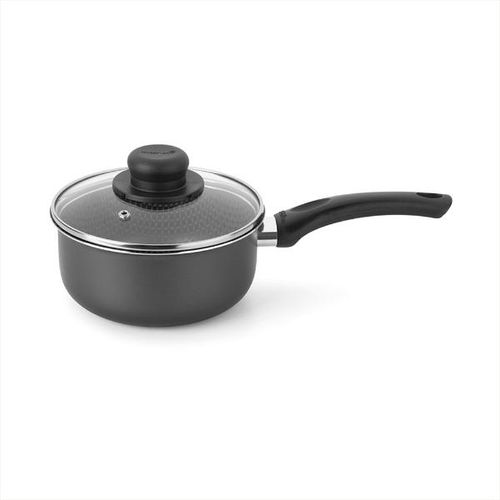 Panela em alumínio Multiflon Gourmet 16cm preta