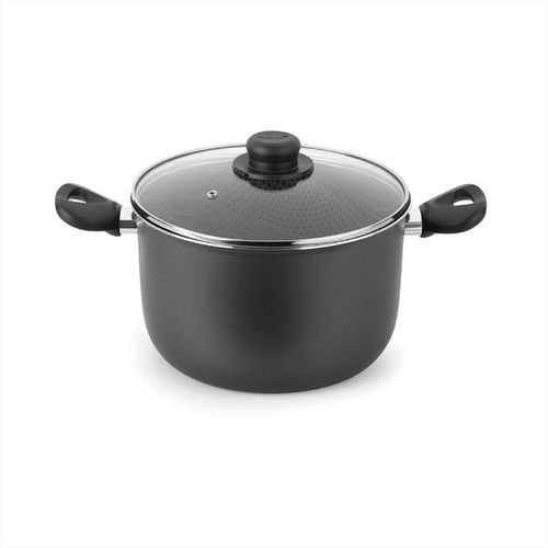 Caldeirão em alumínio Multiflon Gourmet 20cm preto