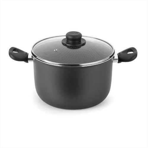 Caldeirão em alumínio Multiflon Gourmet 24cm preto