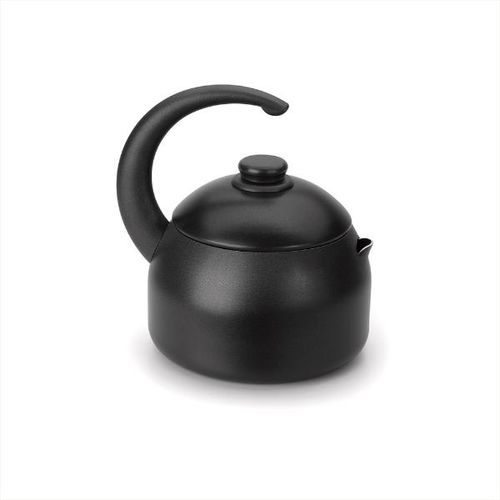 Chaleira em alumínio Multiflon Gourmet 18cm 2,4 litros preta