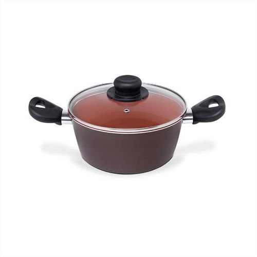 Caçarola em alumínio Multiflon Terracota 20cm marrom