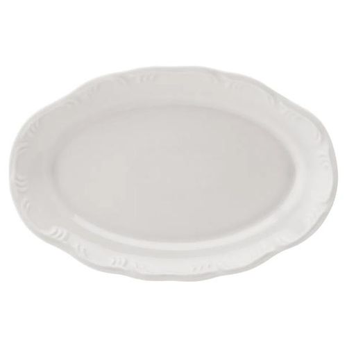 Travessa rasa em porcelana Schmidt Pomerode 36cm Travessa rasa em porcelana Schmidt Pomerode 36cm