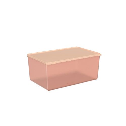 Pote em plástico Coza Basic 2,2 litros rosa blush