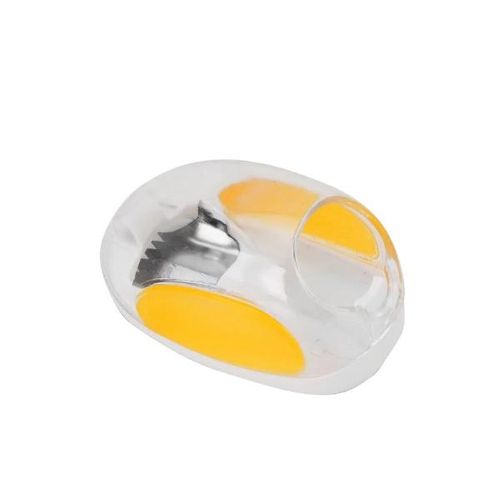 Debulhador de milho Uny Gift 12x5,5x7cm branco e amarelo