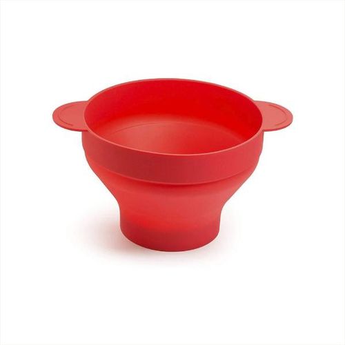 Pipoqueira para microondas silicone Uny Gift 26cm vermelha Pipoqueira para microondas silicone Uny Gift 26cm vermelha