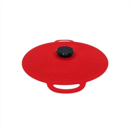 Tampa em silicone Uny Gift grande 32x28cm vermelha Tampa em silicone Uny Gift grande 32x28cm vermelha